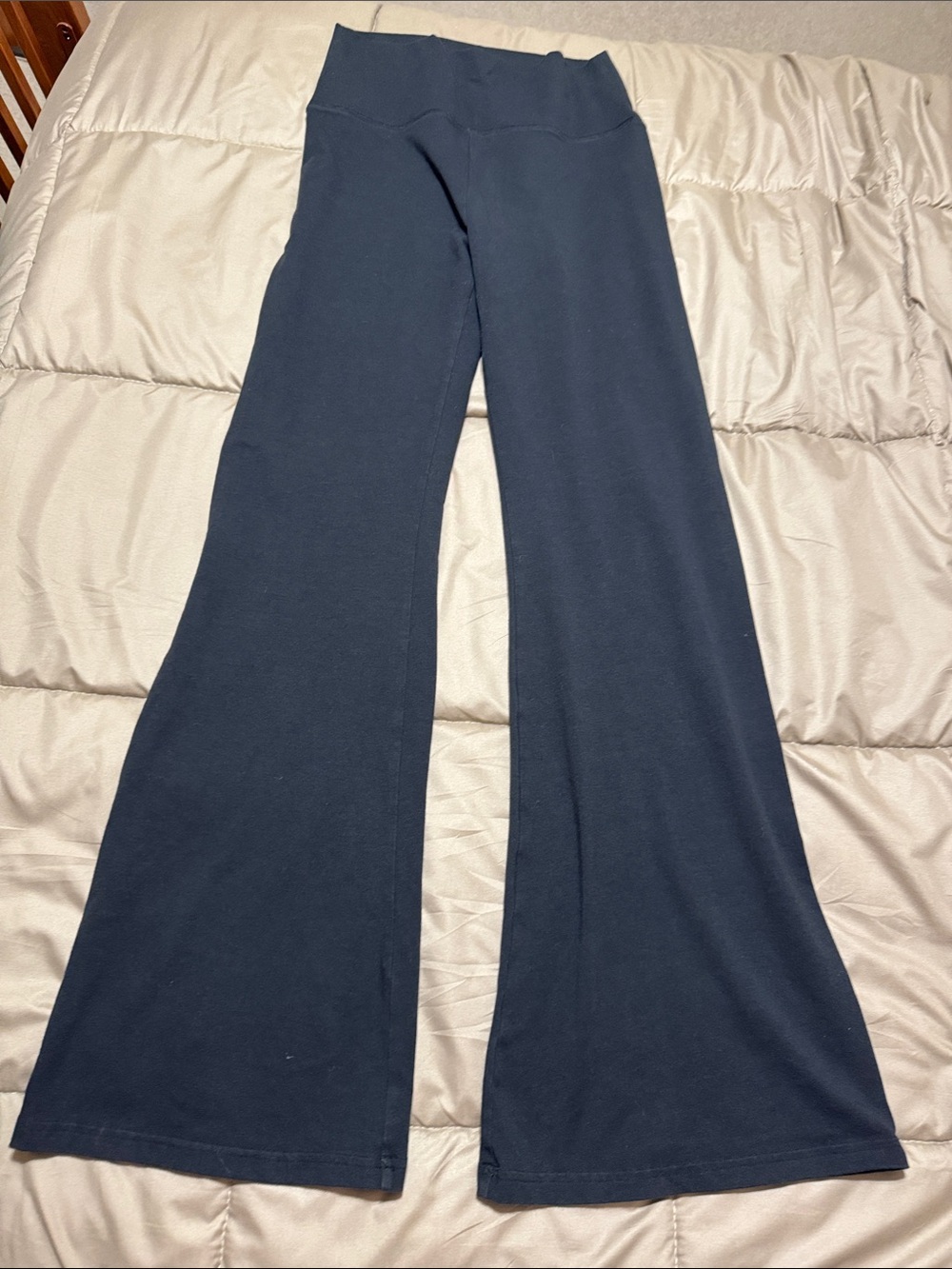 aerie Black High-Waist Flare Leggings